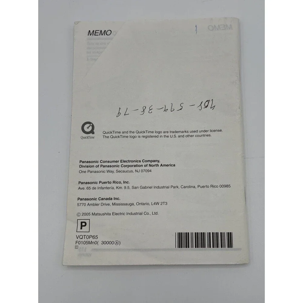 Panasonic Lumix DMC-LZ2PP,DMC-LZ1PP Digital Camera Operating Instructions Book